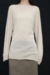 SWAYING 24 Autumn and Winter Wool Blended One-shoulder Lamb Leg Sleeve Top SW-SW24AW1T14-MX SW-SW24AW1T13 Beixing